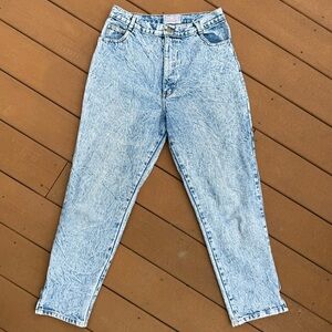 Vintage 80s Mulqueen Stone Washed Straight-leg Jeans